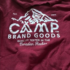 Camp Red Crewneck Sweater Size Large